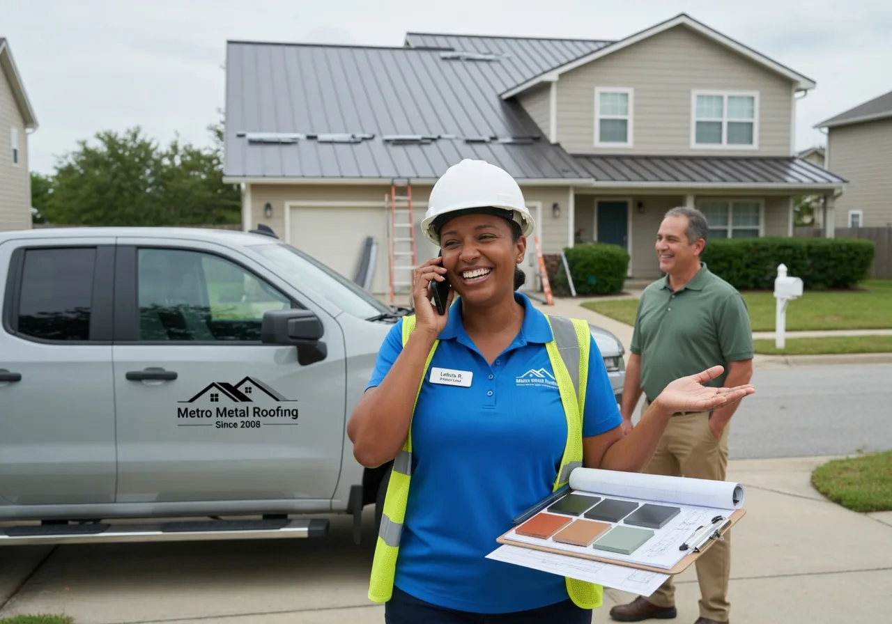 Storm Damage Metal Roof Repair in Big Island, VA